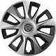 Car Wheel Hubcaps Versaco Stratos Chrome Black ...