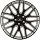 Тасии Трохове Автомобилни Versaco Dakar Nc Черно Сребристо 14" Знак 3d Метален Daihatsu 4 Броя