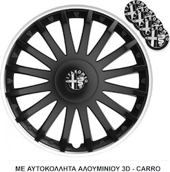 Capace De Roți Auto Versaco 14" Crystal Sο Negr...