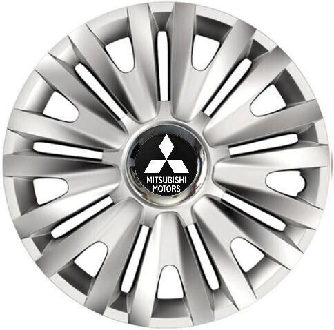 Тасии За Коли Versaco Royal Rc 13" С 3d Метален Емблема Mitsubishi 4 Броя
