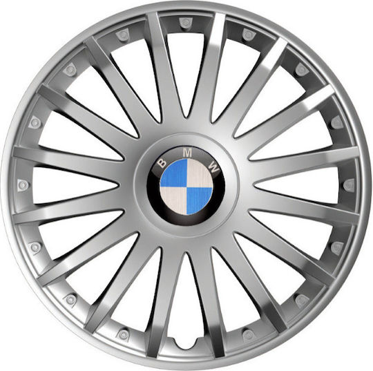 Тасии Трохове Автомобилни Versaco Crystal Сребристи 15" Сигма 3d Метално Bmw 4 Броя
