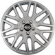 Car Wheel Hubcaps Versaco 14" Dakar Silver Chro...