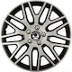 Тасии Трохове Автомобилни Versaco Dakar Nc Сребристи Черни 15" Сигнал 3d Метален Skoda 4 Броя