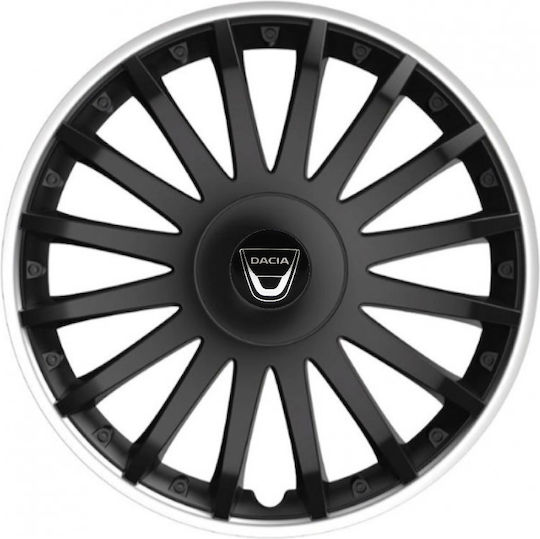 Тасии Трохове Автомобилни Versaco 16" Crystal So Черни Cbx Сигма 3d Метално Dacia 4 Броя