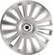 Car Wheel Hubcaps Versaco Luxury Silver 14" 3d Metal Logo Smart 4 Pieces