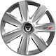 Тасии Троховe Автомобилни Versaco Carbon Gtx 14" Сигнал 3d Метален Dacia 4 Броя
