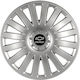 Auto Radkappen Versaco Intelligent Silber 13" Kompatibilität 3d Metallisch Chevrolet 4 Stücke
