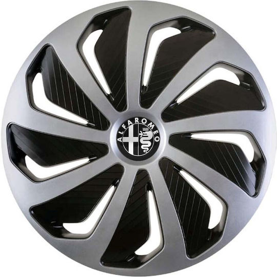 Auto Radkappen Versaco 14 Zoll Wind Sb Cbx 3D Metallisch Alfa Romeo 4 Stück
