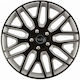 Тасии Трохове Автомобилни Versaco Dakar Nc Черно Сребристо 15" Знак 3d Метален Opel 4 Броя