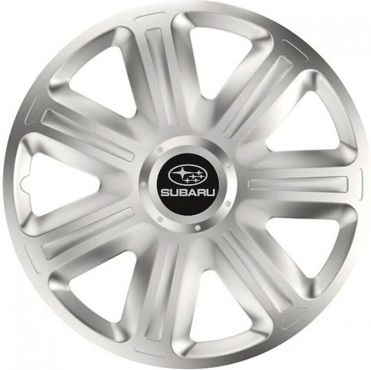 Тасии Трохове Автомобилни Versaco Comfort 15" Сребристи Сигма 3d Метална Subaru 4 Броя