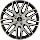 Car Wheel Hubcaps Versaco Dakar Nc Silver Black...
