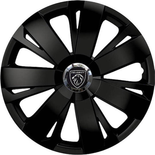 Тасии Трохов Автомобилни Versaco Energy Cbx 16" Черно Сигнал 3d Метално Peugeot 4 Броя