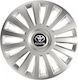Car Wheel Hubcaps Versaco Luxury Silver 15" 3D ...