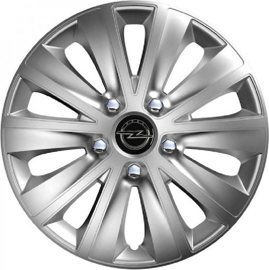 Тасии Трохове Автомобилни Versaco Rapid Hc Сребристи 14" Сигма 3d Метална Opel 4 Броя
