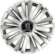 Car Wheel Hubcaps Versaco Royal Rc 16" 3d Metal Logo Peugeot 4 Pieces