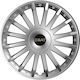 Car Wheel Hubcaps Versaco Crystal Silver 14" 3d...