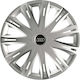 Car Wheel Hubcaps Versaco 14" Spark Cbx 3d Metal Logo Audi 4 Pieces
