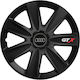 Car Wheel Hubcaps Versaco Gtx Carbon Black 14" ...