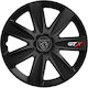 Car Wheel Hubcaps Versaco Gtx Carbon Black 14" ...