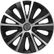Car Wheel Hubcaps Versaco Rapide Black Chrome 1...