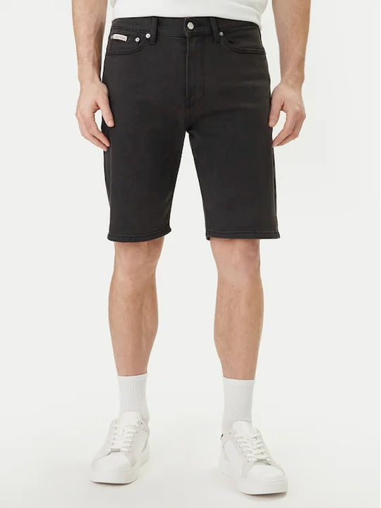 Herren Shorts Denim Schwarz