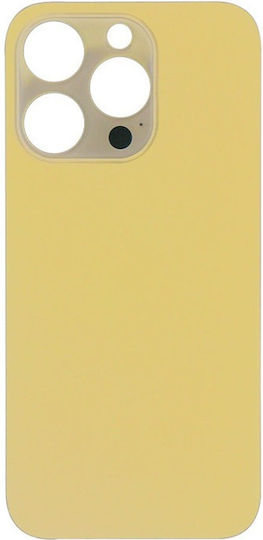 Apple Iphone 14 Pro Back Glass Without Nfc Enlarged Camera Frame Gold Compatible