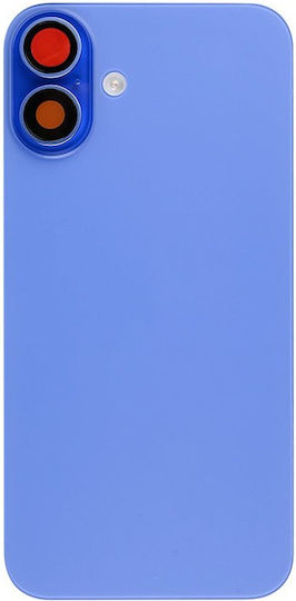 Apple Iphone 16 Back Glass Nfc Enlarged Camera Frame Ultramarine Compatible