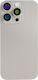 Apple Iphone 16 Pro Back Glass Nfc Enlarged Camera Frame Natural Titanium Compatible