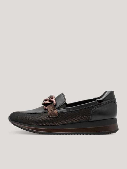 Jana Women's Moccasins in Black Colour