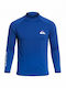 Quiksilver Everyday UPF 50 Men's Long Sleeve Sun Protection Shirt Blue