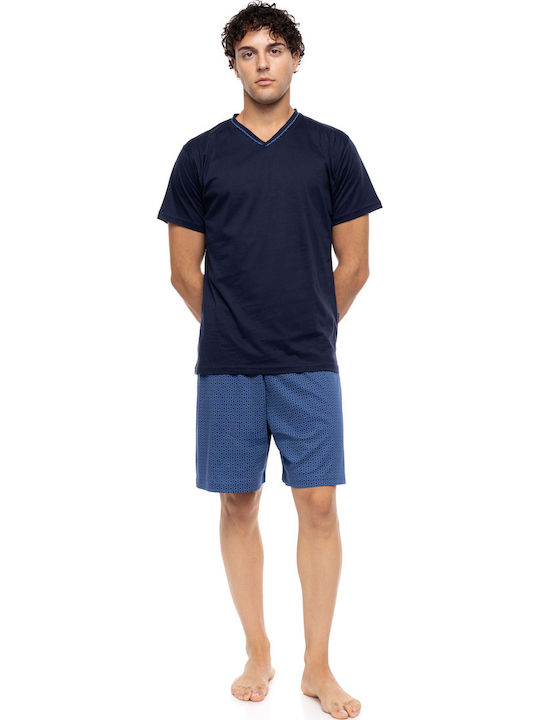Ulisse Summer Men's Pyjama Yacht Blue