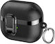 Snap Switch Litchi Textur Fall Samsung Galaxy Buds3 Pro Schwarz