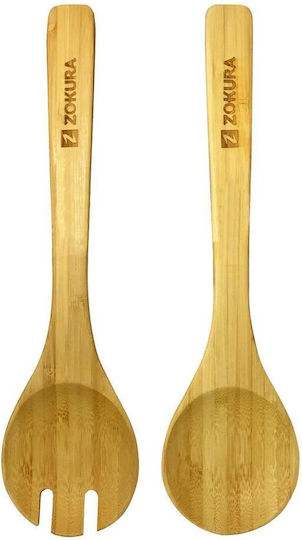 Zokura Zokura Bamboo Kochgeschirr-Set Für Bedienung Von 2Stücke