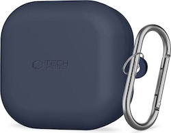 Tech-Protect Silikon-Haken-Hülle Kompatibel Mit Samsung Galaxy Buds 4 4 Pro Marineblau