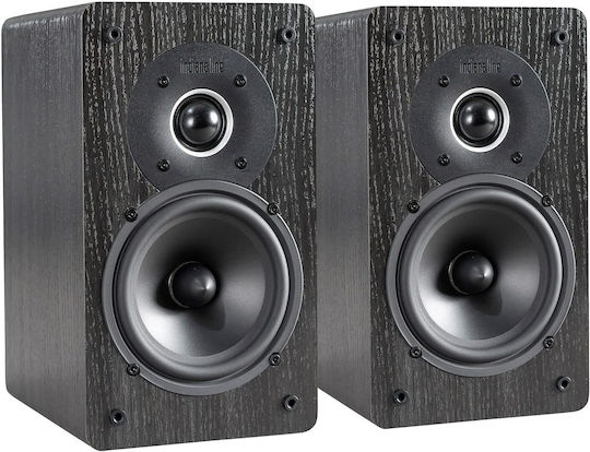 Indiana Line Tesi 261 Pereche Boxe Pasive Hi-Fi Bookself 120W 2 Cai L27.5xÎ36.2xA18 cm Negre