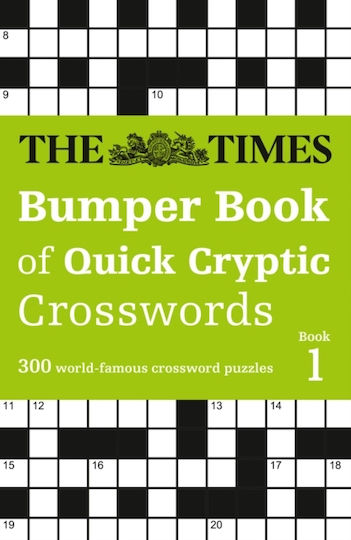 Times Bumper Book Of Quick Cryptic Crosswords Book 1 - Harpercollins Publishers - Paperback / Softback