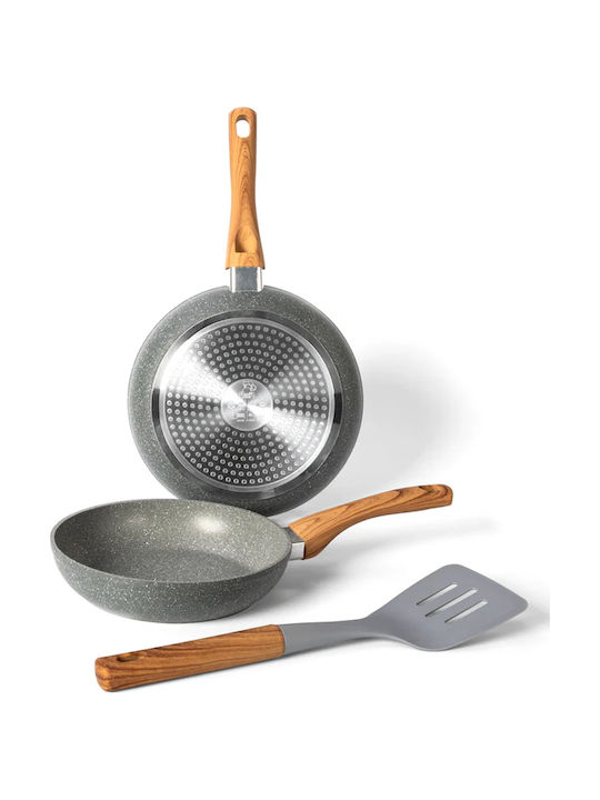 Bakaji Aluminum Pans Set with Non-stick Coating 2 Pieces