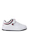 Low Cut Παιδικά Sneakers Λευκά