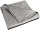 Pânză Impermeabilă Universală Sgtt 4x4 M 100g/m² Densitate Inele Metalice De Fixare Culoare Argintie