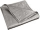 Pânză De Acoperire Universală Impermeabilă 6x10 M 100g/m² Densitate Inele Metalice De Fixare Culoare Argintie