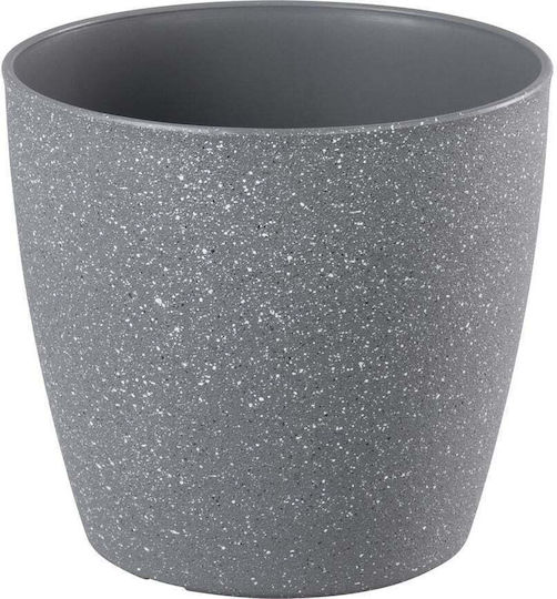 SGTT Kunststoff-Blumentopf Grau 35x35cm