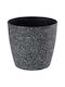 SGTT Kunststoff-Blumentopf Schwarz 35x35cm