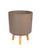 SGTT Ghiveci De Flori Din Plastic Bej 37x37cm