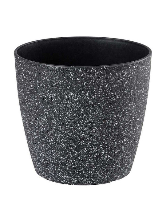 SGTT Blumentopf Kunststoff Schwarz