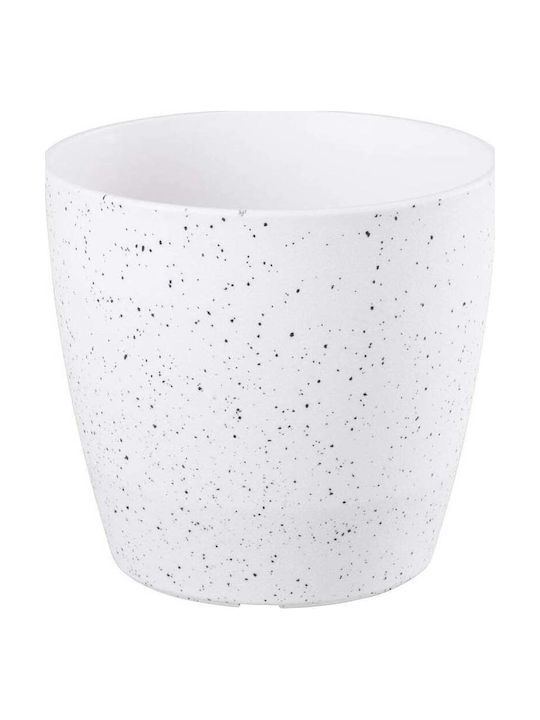 SGTT Blumentopf Kunststoff Weiß