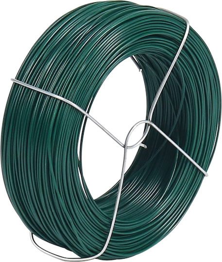 Green Wire Tying In Garden 1.4mmx50m Pvc Coated