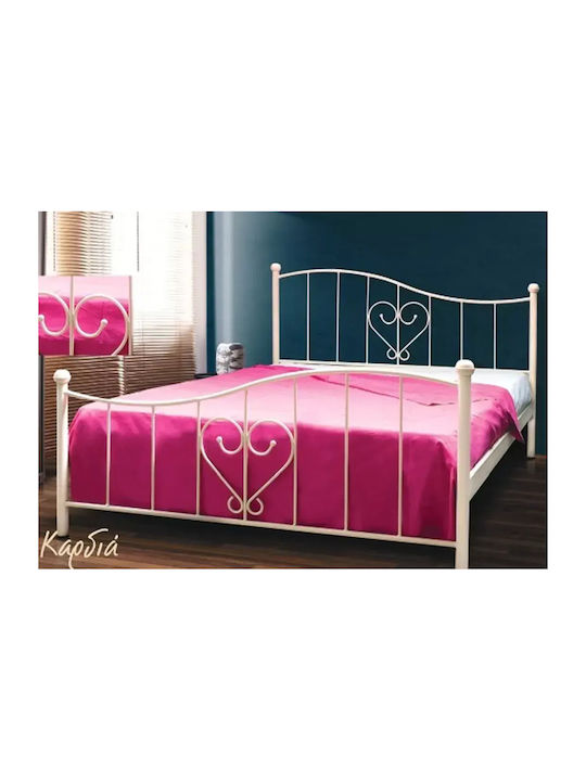 Pat Single Metalic Ecru Pentru Saltea 100x200cm