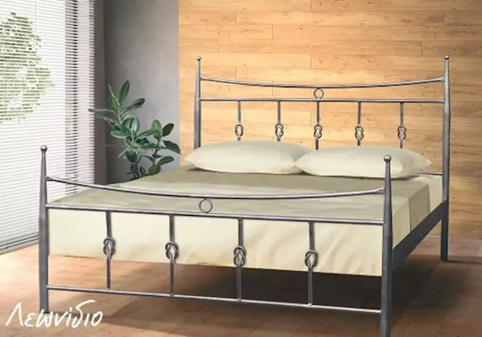 Leoniidio Betten Einzel Metall Gold für Matratze 100x200cm