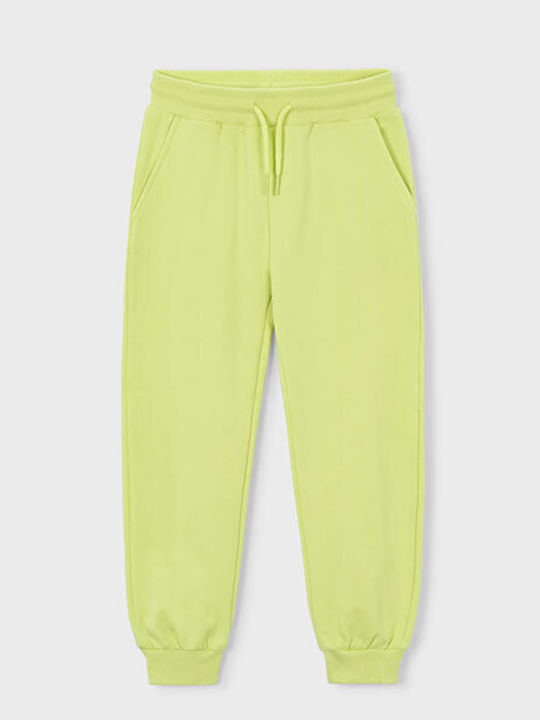 Mayoral Kids Sweatpants Yellow-Green
