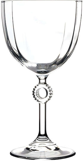 Hermia Set of Glasses for White Wine Made of Glass in White Colour 270ml 6 Pieces